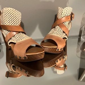 Free people clog heel sandal